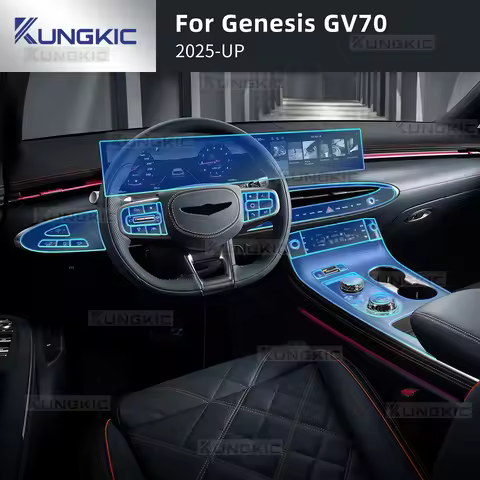 Interior Thin Film Transparent TPU Gear Panel Center Console Anti-scratch Resist Refit For Genesis G