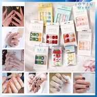 3d Fake Nails 24pcs/Nail Art Fake Nails/24pcs Fake Nails Free Glue Cartoon Motif/24pcs Fake Nail Cha