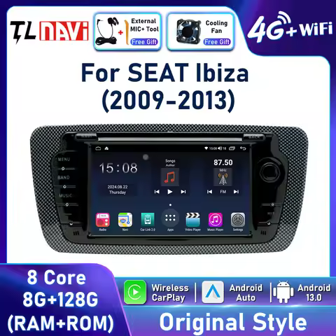 7'' Touch screen Car Stereo Radio For Seat Ibiza 6j 2009 - 2013 Multimedia Player GPS Navigation BT 