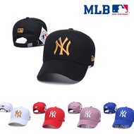 MLB 100% original NY baseball cap unisex embroidered logo Bent hat breathable casual sun hat Y5JI