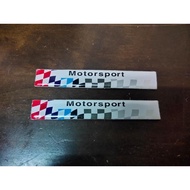 BMW E36 E39 3 5 SERIES"Motorsport" Door Moulding Emblem Logo
