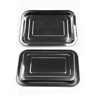 {DAISYG} Stainless Steel Rectangle Baking Sheet Pan For Toaster Oven Cookie Baking