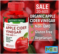 Apple Cider Vinegar 1200  mg.180 Capsules Nature's Truth  แอปเปิ้ลไซเดอร์ ออแกนิค