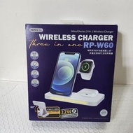 Remax 三合一充電器 充電座 Iphone 手機 耳機充電