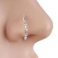 Adjustable Opening Personalized Zircon Nose Nails Nose Ring P4u8
