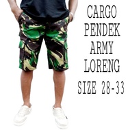 Camouflage cargo shorts