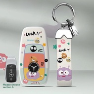 Universal Fit Mercedes-Benz E300L C260L A200L/C200L/GLA GLB220 GLE350 Key Cover Case Keychain Holder