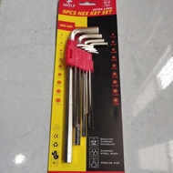 WOLF L key set 9pcs extra long plate/ L key set WOLF extra long 9pcs plate