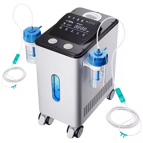 99.99% Purity Hydrogen Water Generator Quiet Hydrogen Inhalation Machine O2 HHO Double Outlet Hydrog