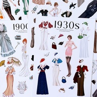 1900s-1930s Clothing Ladies Men Fashion Retro paper doll Dress Up paper doll paper doll