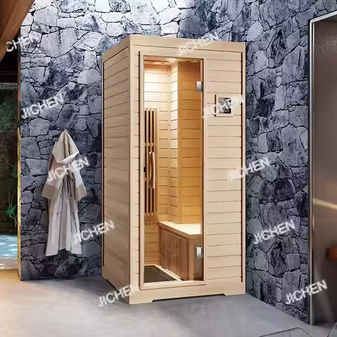 Deposit Steam Room Household Outdoor Sauna Room Hemlock Redwood Far Infrared Graphene Volcanic Stone