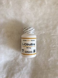 L-Citrulline 500 mg 60 veggi capsules California Gold Nutrition 瓜胺酸 500 毫克 60 素食膠囊