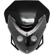 Off Road Vehicle Motorcycle Ghost Face Headlight Lampshade Modification Accessories LED Ghost Face H
