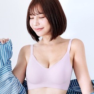 Pink Lady 無痕無鋼圈 A~E罩杯萊卡W型果凍膠條涼感纖維 集中內衣