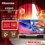 Smart Tivi Hisense 43 inch QLED 4K 43Q6Q Lắp đặt toàn quốc
