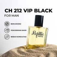 Parfum Pria CH 212 VIP Black Parfume Cowok - Refillio Parfume
