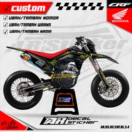 Decal Full Hologram CRF 150L - Decal Stiker CRF 150L Hologram 005
