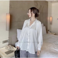 Bbstore freesize silk shirt with real photo