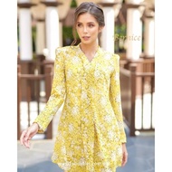Preloved like new 💯 | Fab Outlet Kurung Raya Kebaya Classique in bernice Yellow size M