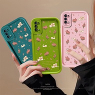 Fashion Trend Floral Cat Case For OPPO A7 A12S F11 A9X A94 A79 A80 A57 A77 A5SReno 4F 5F 7Z 8Z A53 A