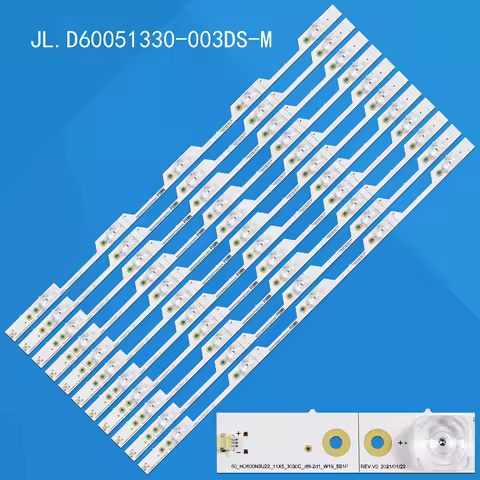 LED backlight bar 5LED For 60 HD600N3U22 11X5 3030C D6T 60R6E 60H6E 60R5800E LED60N3700UA LED60EC680