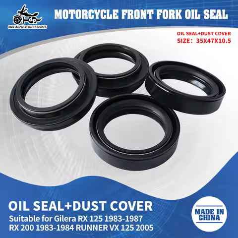 SJ 35x47x10.5mm Motorcycle Accessories Front Fork Damper Shock Absorber Dust Seal Oil Seal For Giler