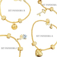 pandora set/gelang pandora emas bangkok