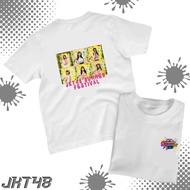 Sunopy - kaos JKT48 Summer Festival Photo Member kaos JKT48 Shani Freya Michie Gracia Adel Lyn Ashel Zee Gita kaos Men &amp; Women jumbo Size M/L/XL/XXL/3XL Baju kaos Distro Unisex Latest Trendy kaos viral kaos jumbo T-shirt