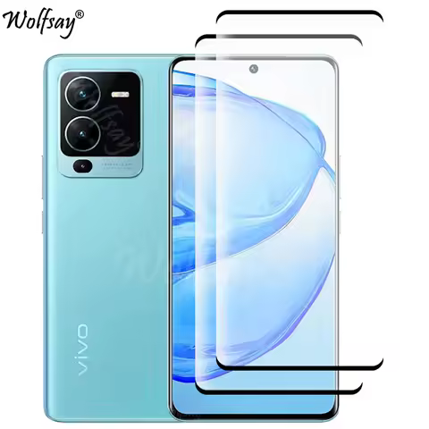 Full Cover Tempered Glass For Vivo V25 Pro Screen Protector For Vivo V25 V 25 Pro Camera Glass For V