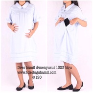 Maternity dress 1323 biru
