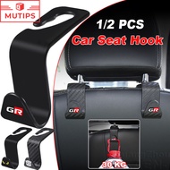 Toyota GR Car Hook Car Seat Back Hook Hidden Headrest Backseat Hanger For 86 Yaris Vios Corolla Cros
