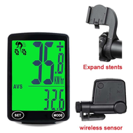 {dfhjdt} OFFB Wireless Bicycle Computer Multi Functional LCD Screen Bicycle Computer Mountain Bike I