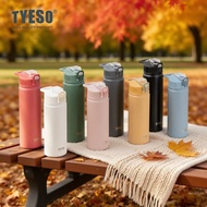 TYESO Stainless Steel Vacuum Insulated Tumbler Bottle With Handle thermos Water Bottle Travel Bottle