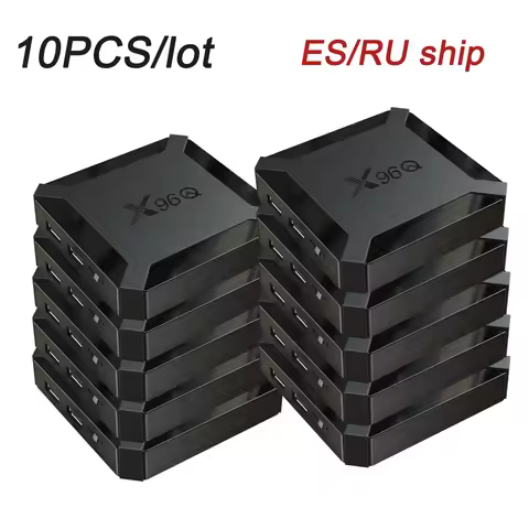 Wholesale 10pcs/lot X96Q TV BOX Android 10.0 Allwinner H313 Quad Core 2GB 16GB 4K Set top box Smart 