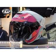 Evo RS9 Iron Jet Red Helmet (Color Visor Sold Separately)