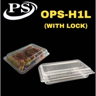 OPS-H1L - Plastic Tray WITH LOCK / Bekas Kuih (50pcs±)