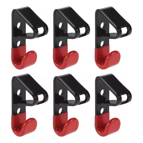 6Pcs Tire Wheel Rim Hub Hanging Metal Hook Metal Holder Shop Display Stand Rack Wall Mounted Racing 