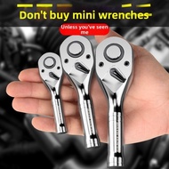 Short Handle 3PCS Wrench Set 72 Tooth with 1/4 3/8 1/2 Drive for Mechanical Jobs