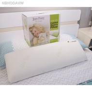 【NEW stock】■▪Jean Perry Aloe Vera Memory Foam Pillow Long Shape
