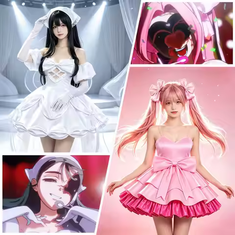 Alien Stage Mizi Sua Cosplay Costume Idol Stage Lolita Dress Wig Suit Anime ALNST Cos Outfits for Ha