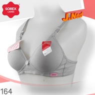 J164 Sorex Bra for Teenagers and Adults, Foam, No Wire, Cup B, Two Hooks, Size 34-40