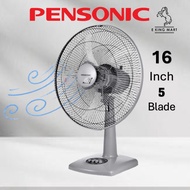 Pensonic 16" Table Fan 5 Blade Design Desk Fan PF-4105 / Singer Kipas Meja 16 inci 16" Table fan Kip