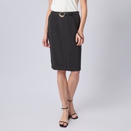 ESPADA กระโปรงทรงดินสอ ผู้หญิง สีดำ | Pencil skirt | 04980