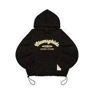 AIAI STUDIO Clumsy Embroidered Hoodie in Black