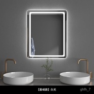 Toilet Smart Mirror Touch ScreenledBathroom Mirror Toilet Wall-Mounted Anti-Fog Makeup with Light Customization EFVR