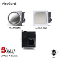 Airegard 4" Exhaust Fan Ventilator [Silent Series] Square Panel Cover - (AS6090-D1 / AS6090-D2)