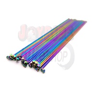 RAGUSA OILSLICK SPOKES WITH NIPPLES