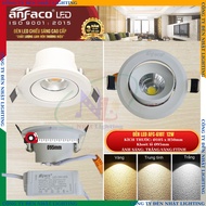 [CTY NHẬT LIGHTING]Đèn âm trần đèn downlight điều chỉnh góc chính hãng ANFACO AFC-618T/3W/5W/7W/12W
