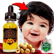 Baby Hair Oil Minyak Kemiri Buah Keras Asli sesuai dijadikan Minyak rambut bayi dan Serum / Pelebat 