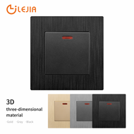 LEJIA 220V Gray/Black/Gold  20A Switch Wall Key Kitchen  Switch Panel 13amp Universal 3/6 Pin Plug S